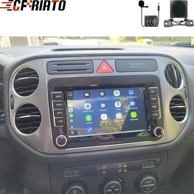 2+64GB Für VW Golf 5 6 Plus Touran Caddy Jetta Autoradio Android 15 Carplay Kam - Bild 1 von 4