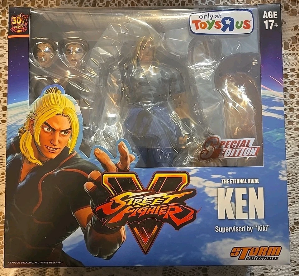 Storm Collectibles Stand Latch Replacement 4 Ken Ryu M Bison Street Fighter V 5
