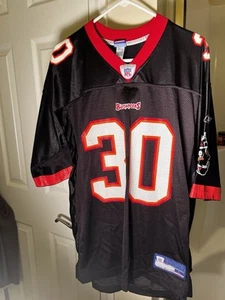 Vtg Reebok NFL Tampa Bay Buccaneers # 30 Garner Football Jersey Large Chest 50” - Picture 1 of 13
