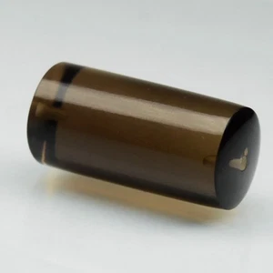 💎 16.53ct Cylinder Cabochon, Top-Drilled Natural Smoky Quartz - Brazil Gemstone - Picture 1 of 4