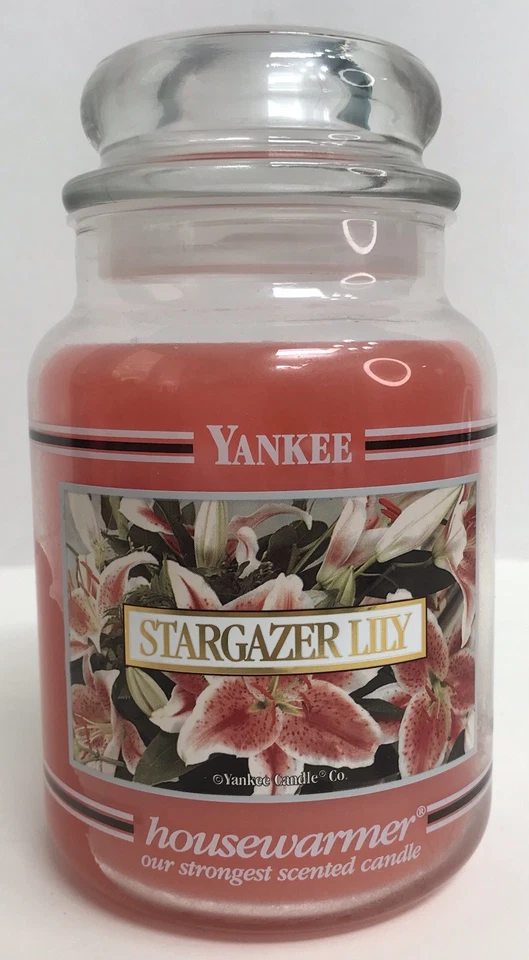Yankee Candle 22 0z Jars Stargazer Lily X2