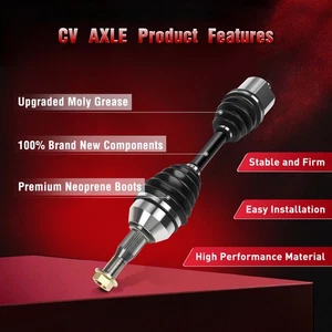 Front Driver Left Side CV Axle For Buick Regal 3.8L 1997-2004 - Picture 1 of 10