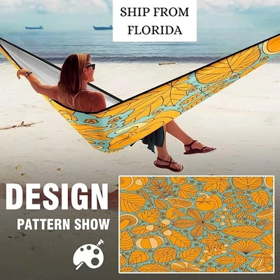 1 Person Camping Hammock with Hanging Kit Lightweight Outdoor Travel - Image 1 of 4