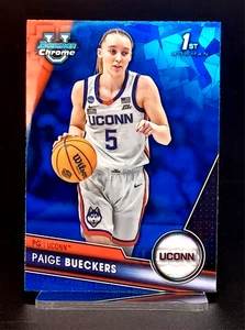Paige Bueckers 2023-24 Bowman U Chrome Sapphire #90 1° Bowman Rookie quasi nuovo/MT+ QUANTITÀ - Foto 1 di 2