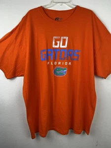 Florida Gators Shirt 3XL Gray Graphic Tee Logo Short Sleeve Cotton Blend Mens - Picture 1 of 7