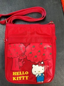 Sanrio Hello Kitty Satchel Purse Handbag Red Cross Body 2007 - 9 X 7.5 in - Picture 1 of 7