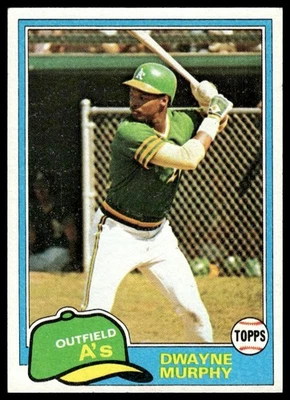 1981 Topps #341 Dwayne Murphy Oakland Athletics NM+ - Image 1 of 2