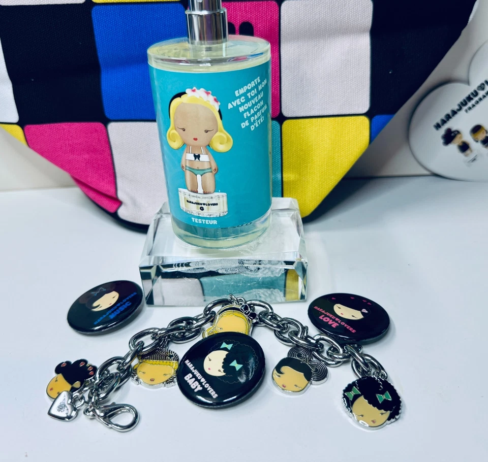 Harajuku Lovers 'G' Summer Fragrance spray tamanho: 3,4 oz 100 ml + pino de presente + bolsa - Imagem 1 de 1
