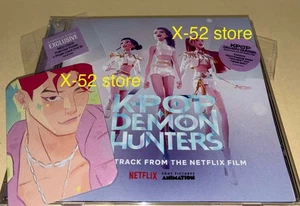 KPop Demon Hunters CD soundtrack Saja Boys ABBY PHOTOCARD Huntrix foldout poster - Picture 1 of 9