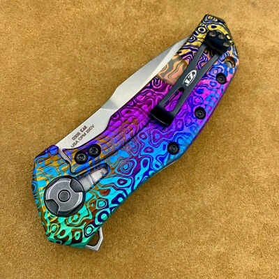 Zero Tolerance ZT0308 Flipper 20cv steel FolderZT 0308 D-fade Flomascus Ano New - Image 1 of 2
