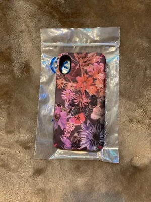 Speck Presidio Inked - iPhone XS / X - Digital Floral/Cerise Red - Image 1 of 3