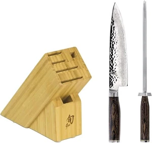 Shun Premier - 3 Piece Build-a-Block Knife Set TDMS2200K in retail box - Picture 1 of 6