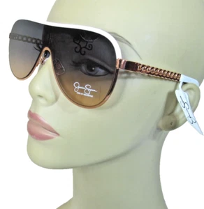 JESSICA SIMPSON Rose Gold Sunglasses 1-pc Lens White Enamel Rim J6228-RGDWH - Picture 1 of 7