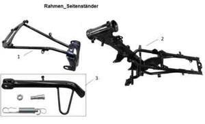 Cavalletto laterale SFM / Sachs P450037 SAXXX E ROADSTER - Foto 1 di 1