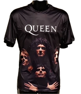 Rock schwarzes T-Shirt "FREDDIE MERCURY QUEEN " Gr. XL - Bild 1 von 6
