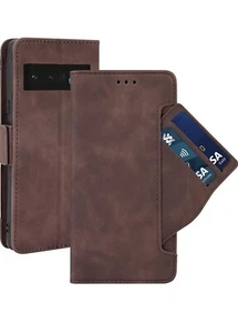 orzero newzerol google pixel 6 pro Ledertasche Braun - Bild 1 von 7