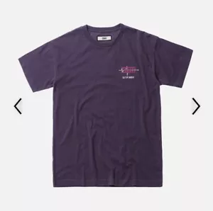 Kith Out Of Order Box Logo Tee Purple Size Medium In Hand Free Shipping - Picture 1 of 4