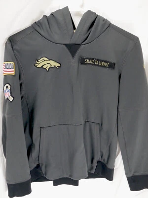Sudadera con Capucha Nike Salute To Service Juvenil Grande Denver Broncos Bandera Verde Camuflada Foto 1 de 4