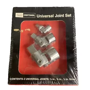 Set giunto universale vintage NOS Sears Craftsman serie V 4250 1/4” 3/8” 1/2” - Foto 1 di 7