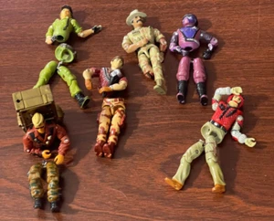 Gi Joe Action Figures for Parts 1980-1995 set of (6) - Picture 1 of 3