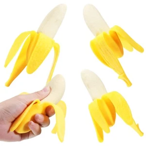 4 Pieces Banana Toy Banana Squishy Banana Fidget Toy Fake Banana Corn Toy Fak... - Picture 1 of 7