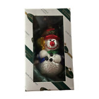 Vintage Christnorn Made in Germany Snowman Ornament in Original Box