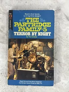 The Partridge Family #5 Terror By Night vintage book 1971 paperback classic TV - Picture 1 of 3