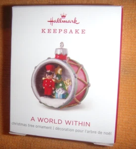 Hallmark 2018 Keepsake Ornament A World Within Drum Soldier 4th in Series New - Imagen 1 de 1