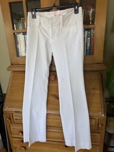 Lily Pulitzer Ladies White Slacks/Pants Size 0 (NWOT) - Picture 1 of 6