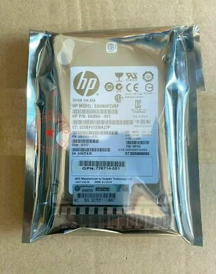 HP 652564-B21 653955-001 300GB 10K 2.5" SAS 6G DUAL PORT SC HDD - Image 1 of 4