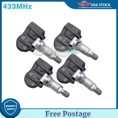 Juego (4) Sensor de monitoreo de presión de neumáticos TPMS para Nissan Rogue 2014-16 433 MHz Foto 1 de 4