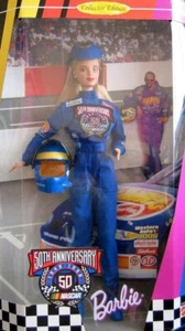 Barbie - NASCAR 50th Anniversary Collector Barbie Puppe - Bild 1 von 3