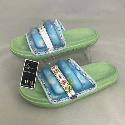 J Balvin x NIKE Air Jordan SUPER PLAY SLIDES Men Size 11 Celestine Blue/White - Image 1 of 4