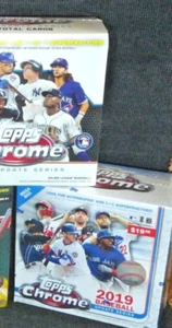 2019 & 2020 TOPPS CHROME UPDATE MEGA SEALED BASEBALL CARD BOX ~ 2 BOX LOT - Picture 1 of 1