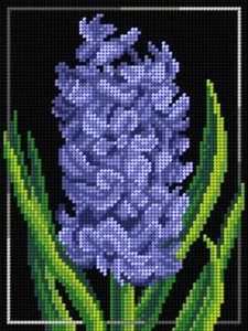 Orchidea needlepoint canvas Blue Hyacinth 3052F - New - Picture 1 of 1