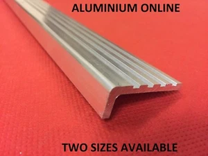 ALUMINIUM ANGLE EDGE TRIM THRESHOLD TRIM sizes from 250mm to 2400mm - Picture 1 of 5