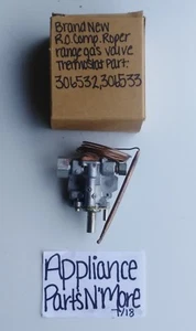 R.O. TERMOSTATO VÁLVULA DE GAS GAMA EMPRESA N.O: 306533 8129F ENVÍO GRATUITO NUEVO DE LOTE ANTIGUO - Imagen 1 de 10