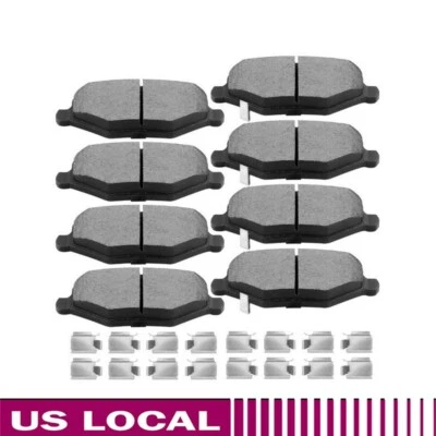 8X Pastillas de freno delanteras traseras para Chrysler Town & Country Dodge Journey 12-2015 302 mm Foto 1 de 4