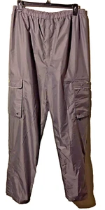 Stearns DryWear Mens XL Waterproof Pants Mesh Lining Charcoal Gray Cargo Pockets - Picture 1 of 8