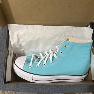 Converse Chuck Taylor All Star High Damengröße 10 hellblau aquamarinfarben - Bild 1 von 8