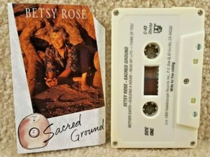 Vintage 1990 Cassette Tape Betsy Rose Sacred Ground Kaleidoscope Records - Picture 1 of 6