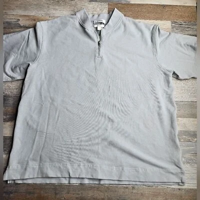 Pullover COS Cuarto Cremallera Gris Manga Corta Relajado Grande Foto 1 de 4