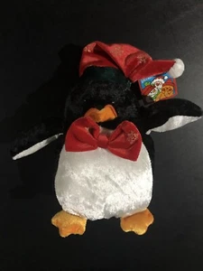 Holiday Season Penguin Hat Bow Plush Windsor Collection Stuffed Sears 5” (F) - Picture 1 of 4