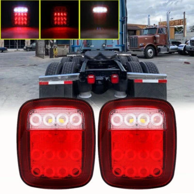 Luz trasera LED de remolque freno de parada giro inverso para Freightliner Columbia Foto 1 de 4