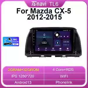 Android Auto Radio For Mazda CX-5 Car Stereo Multimedia Video Player GPS Carplay - Picture 1 of 22