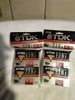TDK 2Pac E H G Extra High Grade Camcorder Blank Four Tapes