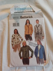 Butterick 3573 Loose FItting Below Waist Jacket- S Styles - 8-12 ~ Uncut~ - Picture 1 of 3