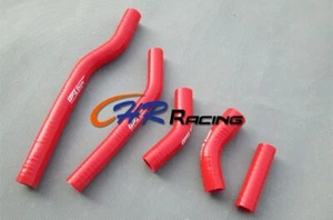 Silicone Radiator Hose for Yamaha YZF250 YZ250F 2006 WR250F 2007 2008 2009 RED - Picture 1 of 4