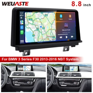 Wireless Carplay 8.8'' Linux Screen For BMW 3 Series F30 2013-2016 NBT System - Picture 1 of 12