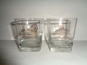 (2) Jack Daniel's 2010 SINGLE BARREL TENNESSEE WHISKEY GLASSES /TUMBLERS - Picture 1 of 8